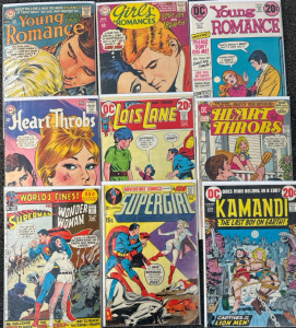 Assorted Classic DC Comics - Young Romance, Supergirl, & More