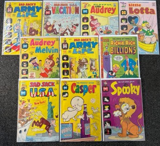 Assorted Harvey Comics - Little Audrey, Sad Sack, & More