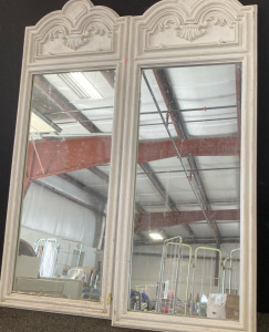 (2) Large Decorative Mirrors
