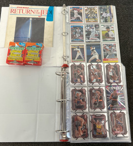 (2) Binders of UFC, MLB, NFL, & NBA Cards