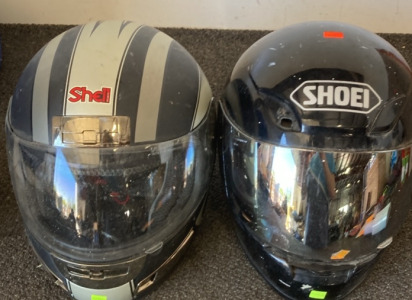 Shell & Shoei Motorcycle Helmets
