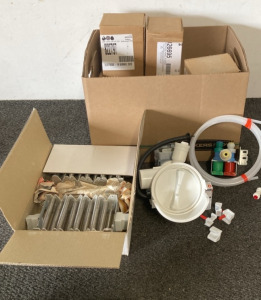 Box of Electrical & Water Repair Supplies