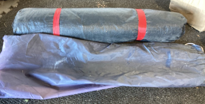 Tarp with Tent Poles