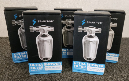 (5) SparkPod Ultra Shower Filter And Capsule, New In Box