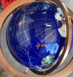 Marble Globe with Compass