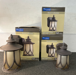 (3) Outdoor Porch Lights