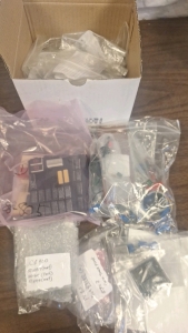 Box of Electronic Components & Hardware In New Packaging - EB