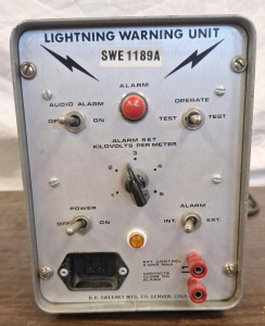 SWE 1189A Lightning Warning Unit...EB