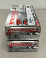 Winchester Model 94 30-30 Win., Lever Action Rifle W/ (40) Rounds Of Winchester Super X 30-30 170 Grain Ammunition Cartridges - 11