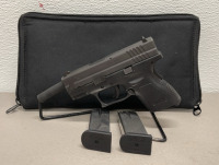 Springfield Armory XD-40 Sub-Compact .40 Caliber, Semi Automatic Pistol W/ Extra Magazine And Canvas Soft Zip-Up Case - 12