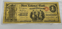 $1 Gold Banknote 99.9% Pure 24k Carat Gold W/ COA - 3