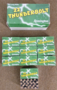 (1) 500- Round Brick Of Remington 22 Long Rifle Cartridges