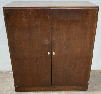 Vintage Record Storage Cabinet