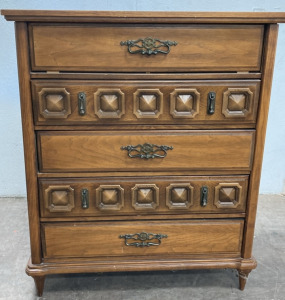 Vintage 5-Drawer Dresser