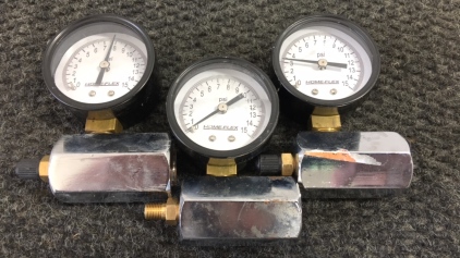 (3) Air Pressure Gauges