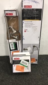 (3) Piece Bath Hardware Set And More