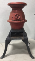 (1) Oster (14) Speed Blender (1) Blender Jar (1) Antique Potbelly wood stove - 2