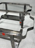 (4) Piece Travel Set & (2) Chafing Dish Rack Stands - 2