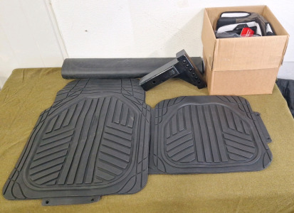 (1) 5-Piece Floor Mat Set, (1) Weight Distribution Hitch, 2-1/2" Shank, 16,000Lb Trailer Weight 1,600 Tounge & More