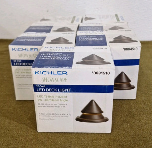 (7) Kichler Showscape, 12 Volt LED Deck Lights