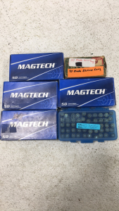 (5) (50) cartridges Magtech short Bul. (32) Cal S&W (1) 37 Rnds (32) S&W Long