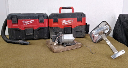 (2) Milwaukee Cordless Vaccums & More