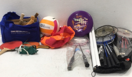 Badminton Kit, Volleyball, Ping Pong Kit