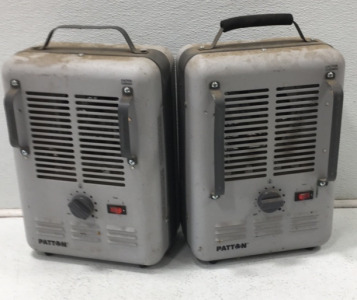 (2) Patton Electric Heaters