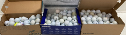 Large Collection of Used Golf Balls