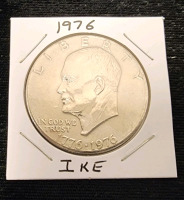 1976 and 1976 "D" Mint Ike Dollars- Authentication Unavailable - 2