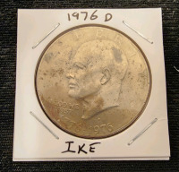 1976 and 1976 "D" Mint Ike Dollars- Authentication Unavailable - 4
