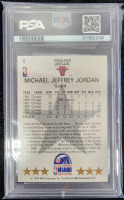 Michael Jordan 1990 Hoops All-Star, PSA Graded 8 NM-MT - 2