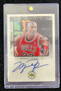 Michael Jordan UD Authentics Autographed Upper Deck 1999- Authentication Unavailable