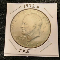 1971 "D" Mint and 1972 "D" Mint Ike Dollars- Authentication Unavailable - 4