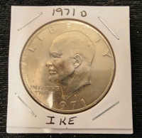 1971 "D" Mint and 1972 "D" Mint Ike Dollars- Authentication Unavailable - 2