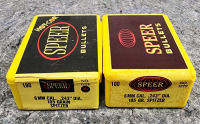 100 Rounds .22 LR; (2) Boxes 6mm Cal 105 Gr. Spitzer Bullets, 200 Total - 3