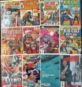 Marvel Comics! Classic Outlaw Kid & Kid Colt Outlaw, Also Including Daredevil, Spiderman & More