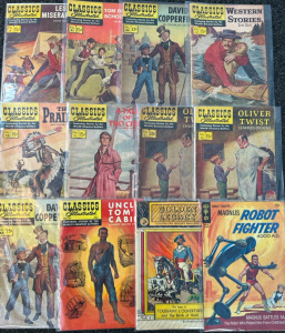 Assorted Classics Illustrated Featuring Oliver Twist, Les Miserables, A Tale Of Two Cities & More