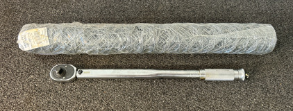 Torque Wrench & 24” x 25’ Poultry Netting