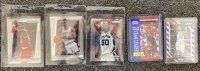 David Robinson, Tim Duncan, Akeem Olajuwon Basketball Cards - 2