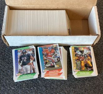 Box of Football Cards