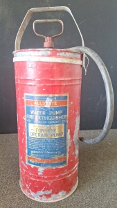 Vintage Allstate Water Pump Fire Extinguisher