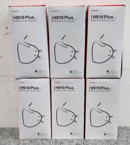 (6) Boxes Of H910 Plus N95 Particulate Respirator Masks, New Boxes, 50 Per Box