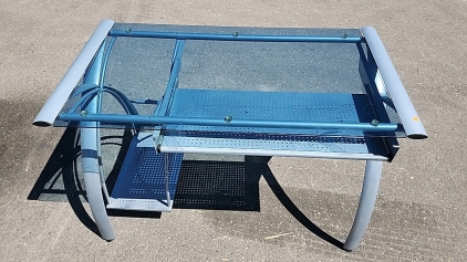 Modern Style Glass Writing Desk (BBFN)