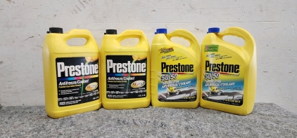 (4) Gallons Prestone Antifreeze