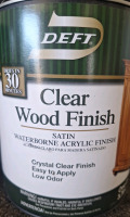 4 Gallons of Clear Wood Acrylic Finish - 2