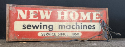 New Home Sewing Machines Sign