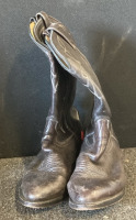 (2) Pairs Of Cowboy Boots Size 8 W - 3