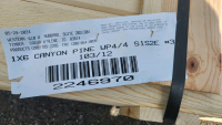 1) 1x6 Canyon Pine WP4/4 S1S2E #3 103/12 Bunk Of Lumber - 2