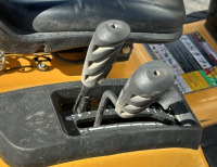 Yellow Cub Cadet Riding Lawnmower With Attachments - 3